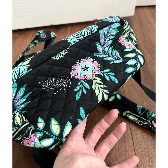 VERA BRADLEY Island Garden Classic Cotton Quilted Mini Backpack Bag NWOT main image 11